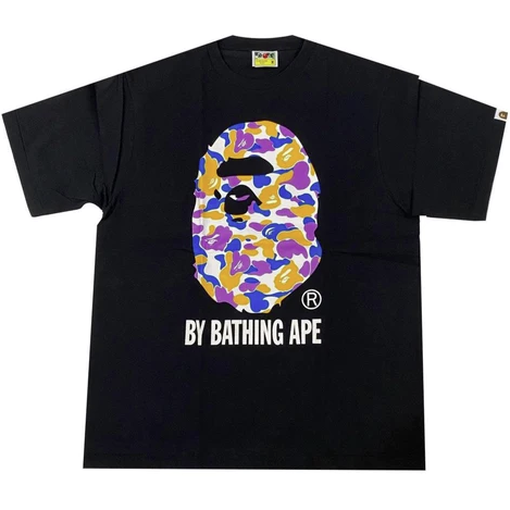 BAPE By Bathing Ape Multi-Camo 'Los Angeles Store Exclusive' Tee 'Black'