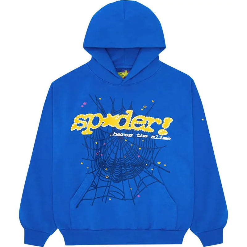 Sp5der Hoodie 'TC Blue'