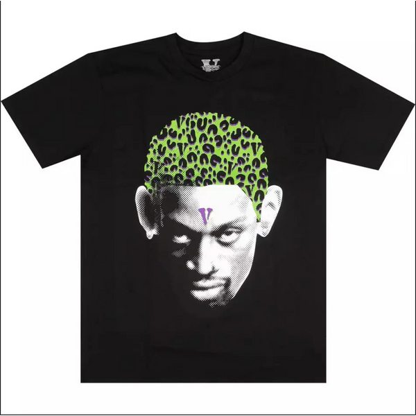 Vlone x Rodman Cheetah Hair T-Shirt 'Black'