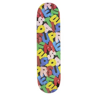 Supreme Balloons Skateboard Deck Black