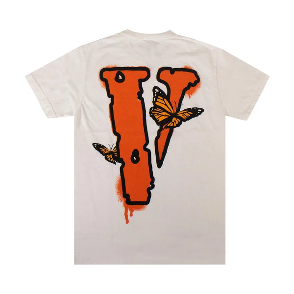 Vlone x Juice WRLD Butterfly Short-Sleeve T-Shirt 'White'