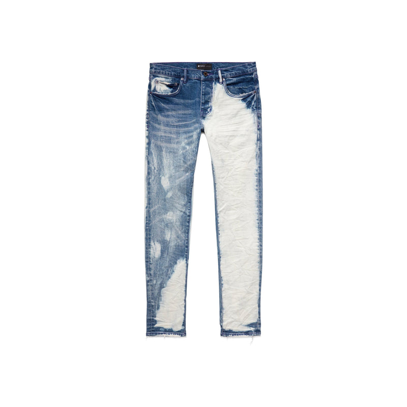 Purple Brand Light Indigo Half Bleach Jeans