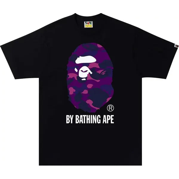 BAPE Color Camo By Bathing Ape Tee 'Black/Purple'