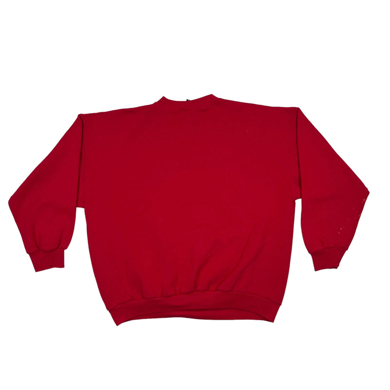 (90s) Mickey Mouse Disney Red Crewneck