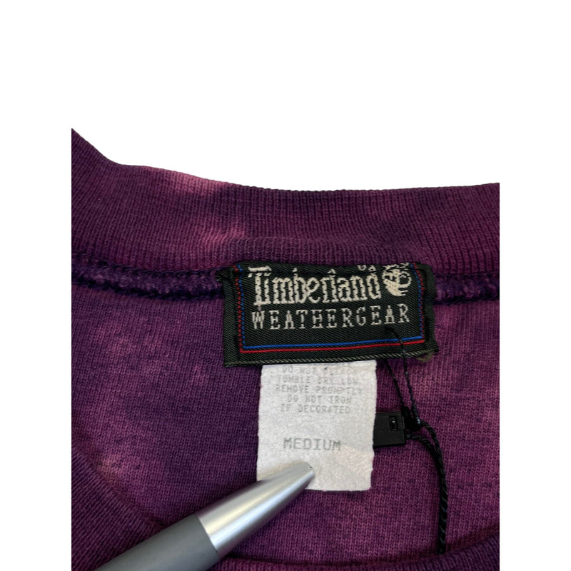 (90s) Timberland Weathergear Purple Bleached Crewneck