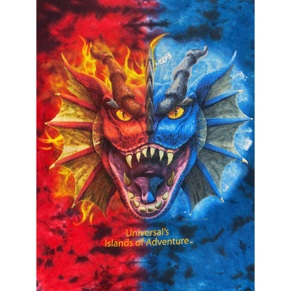 (90s) Universal Studios Islands of Adventure Dragon Tie Dye T-Shirt