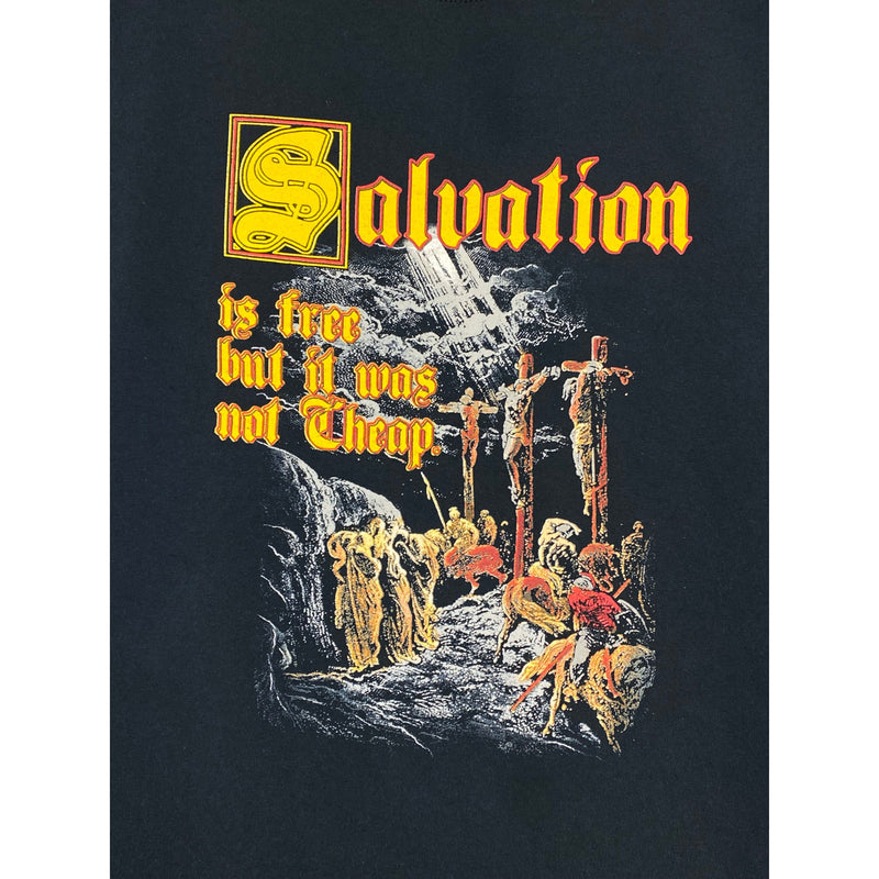 (90s) Jesus Christ Salvation 'is Free but not Cheap' Cross T-Shirt