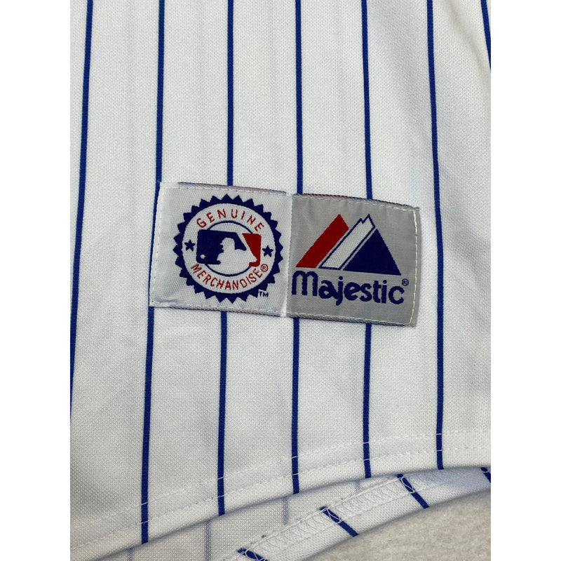 (00s) Chicago Cubs Majestic MLB Pinstripe Baseball Jersey