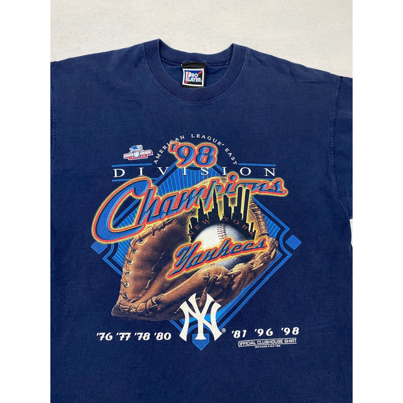 (90s) New York Yankees 1998 AL Champs Pro Player T-Shirt