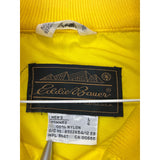 (90s) Eddie Bauer Yellow Nylon Snap Pullover Windbreaker