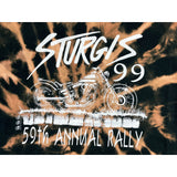 (90s) 1999 Sturgis Black Hills Rally Motorcycle Bleached T-Shirt