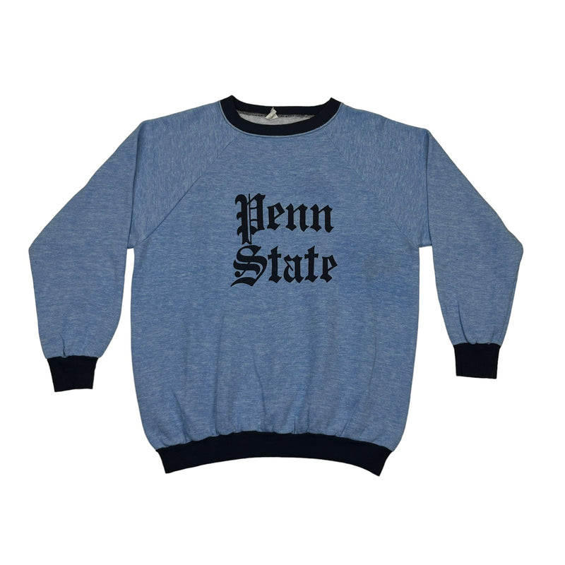 (70s) Penn State University Baby Blue College Crewneck