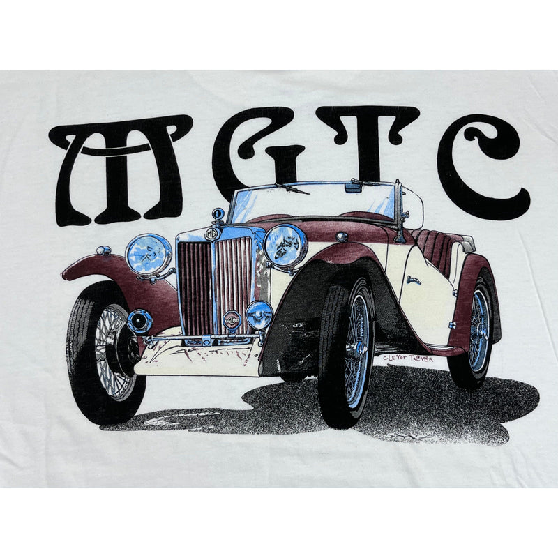 (90s) MGTC Cream Cracker James Bond Classic Car T-Shirt