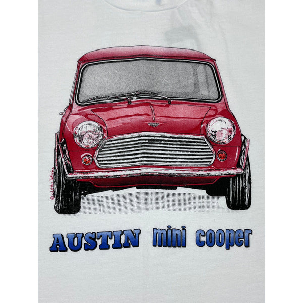 (90s) Austin Red Mini Cooper Classic Car T-Shirt