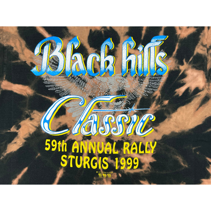 (90s) 1999 Sturgis Black Hills Rally Motorcycle Bleached T-Shirt