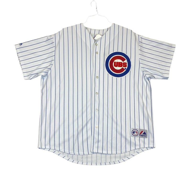 (00s) Chicago Cubs Majestic MLB Pinstripe Baseball Jersey