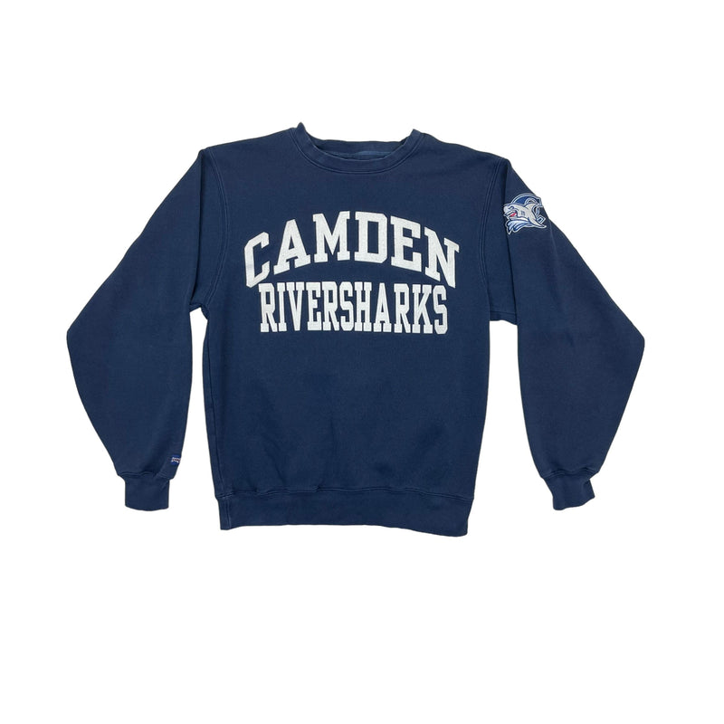 (00s) Camden Riversharks Campbell Field Baseball Crewneck