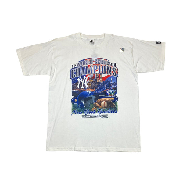 (90s) New York Yankees 1998 World Series Skyline Starter T-Shirt